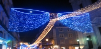 led perde mavi